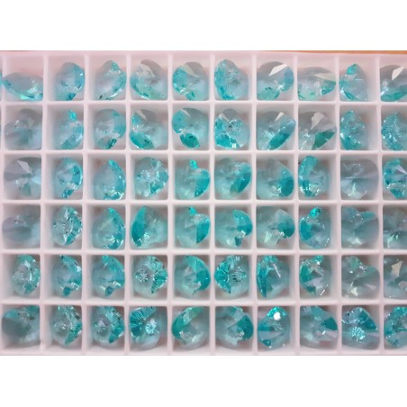 Coeurs 10.3 x 10 mm, Light Turquoise, 149 pièces