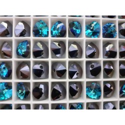 Coeurs 10.3 x 10 mm, Bermuda Blue, 223 pièces